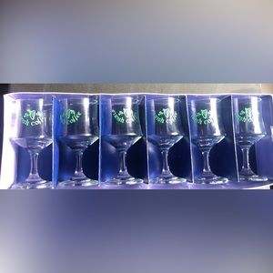 Two sets of Vintage Irish coffee glasses